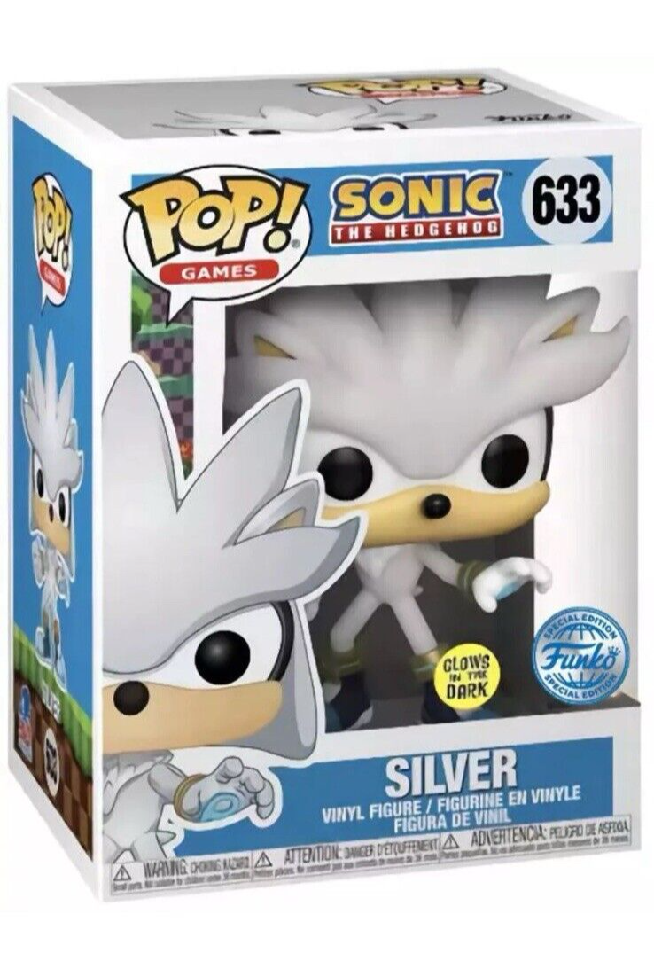 Sonic the Hedgehog - Silver - #633 - GLOW GITD Special Edition - Funko Pop!