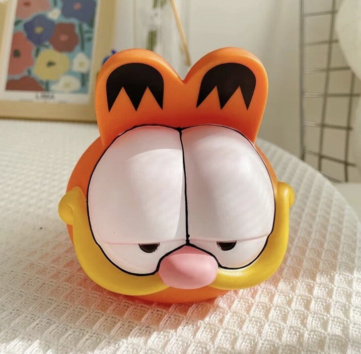 Garfield Face Money Box Bank Cat Movie Film Plastic Cult Cartoon Gift1