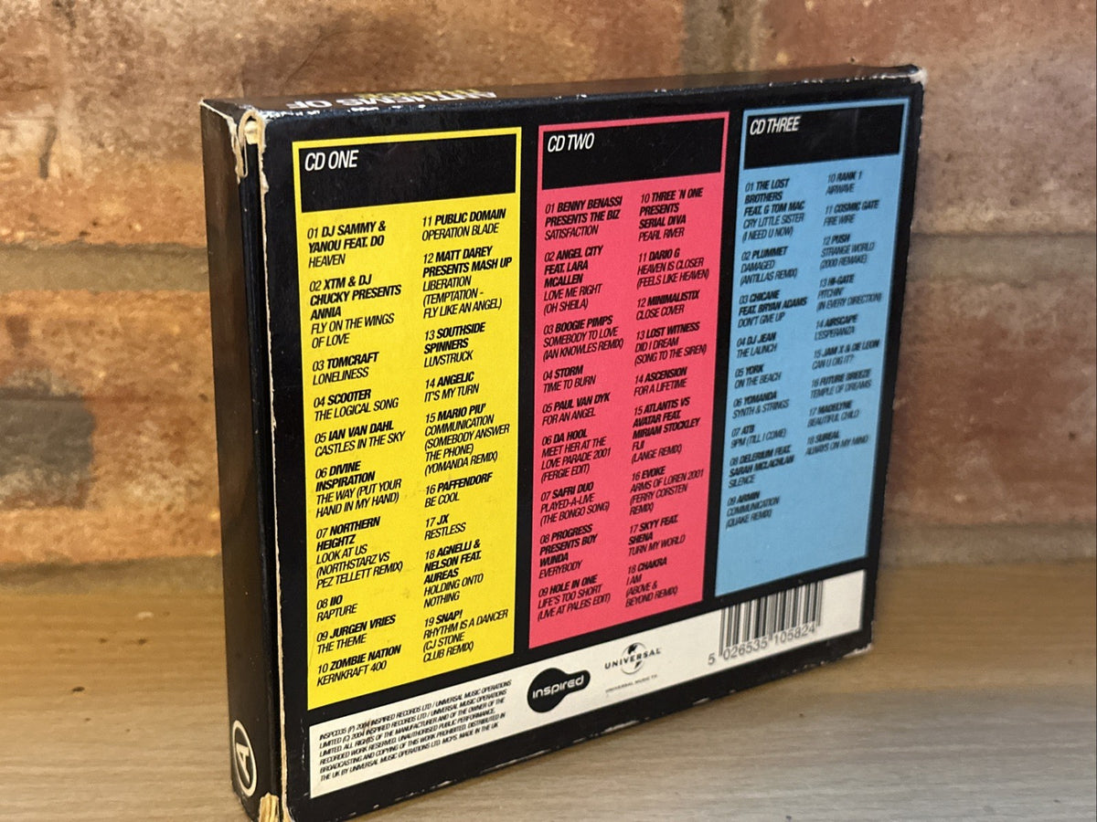 ANTHEMS OF TRANCE - 3 X CDS - UNMIXED TRACKS !! 90S 2000S IBIZA DANCE CD CDJ DJ1