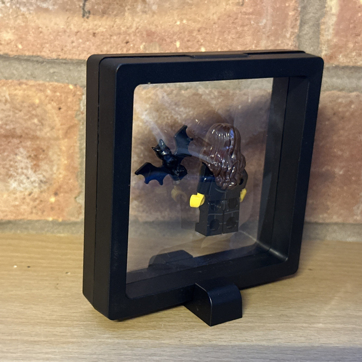 Ozzy Osbourne Brick Figure In Display Case Rock Legend With Bat Mini Figure Gift1