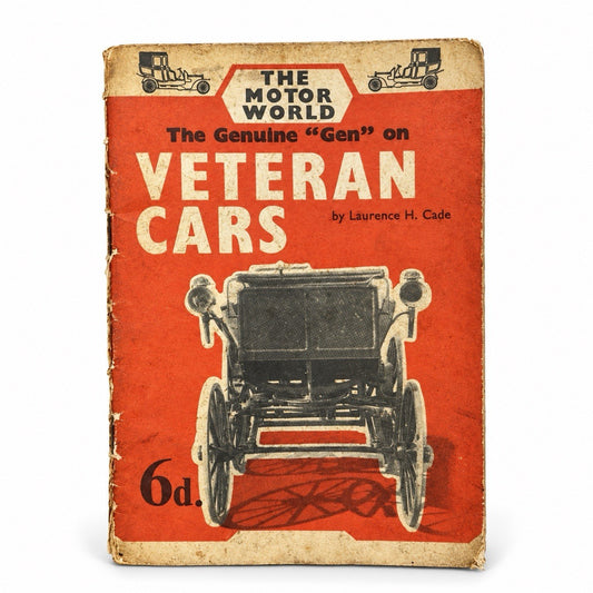 The Genuine ,,Gen” On Veteran Cars (The Motor World Series) 1958 By L.H Cade0