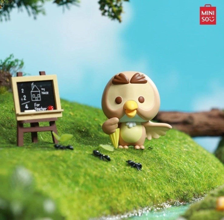 MINISO Disney Winnie the Pooh Rainy Season Blind Box Pop Mart Figure Toy - OWL0