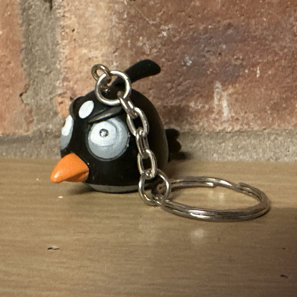 Angry Birds Loon Pig Key Ring  danglers Keychain charm PVC Movie Gift1