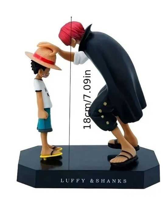 Monkey D. Luffy and Shanks One Piece Anime Figure No Box Cult Anime2