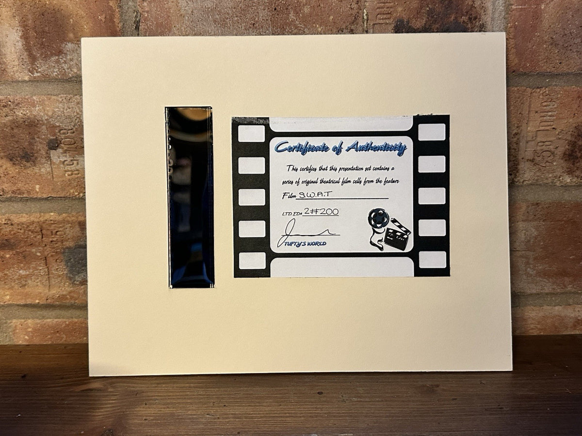 S.W.A.T.  Original 35mm Film Cell  - Frame Display-LTD ED 2/2003