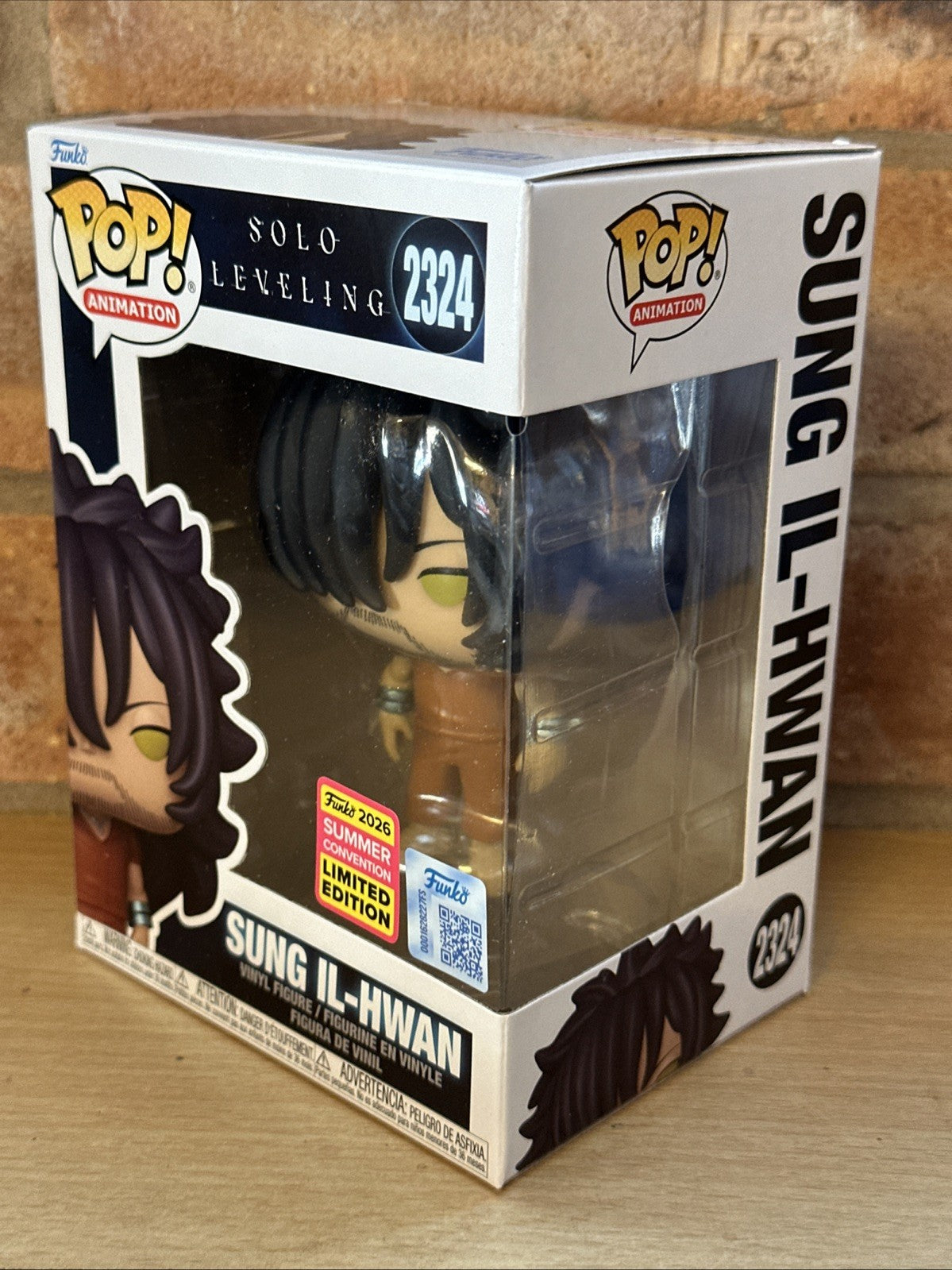 Funko Solo Leveling Sung Il-Hwan SDCC 2026 Exc Pop #2324 Summer Con1