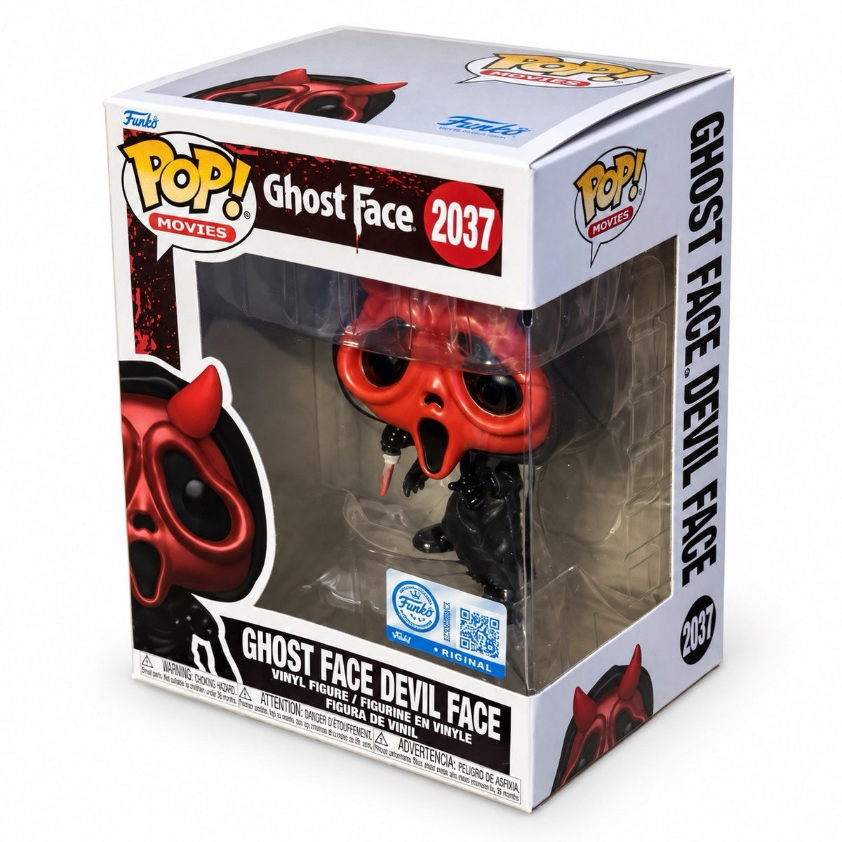 Ghost Face Funko Pop  Devil Face #2037 Pop Movies Vinyl Figure New0