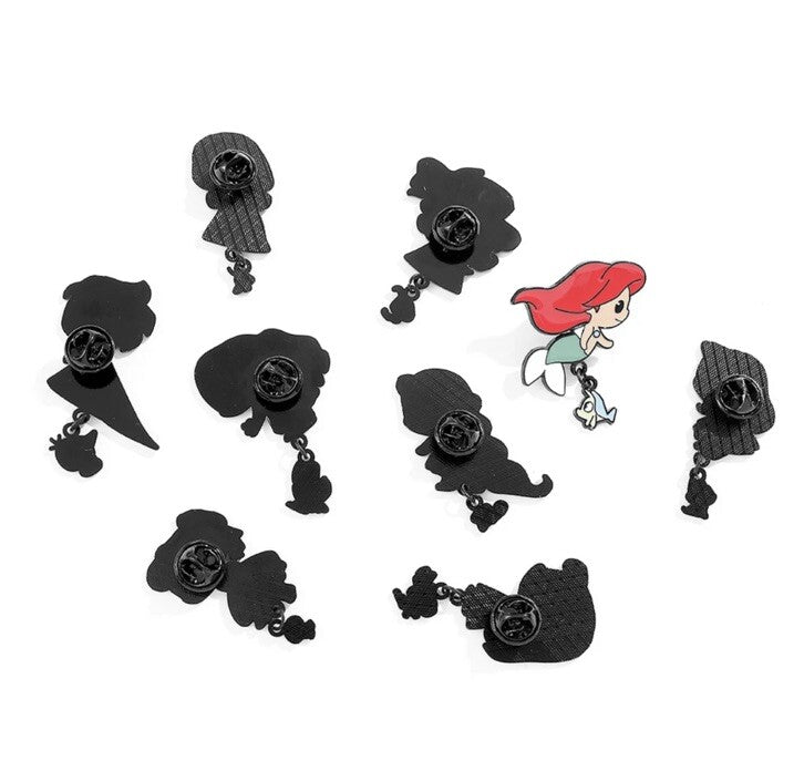 Disney Princess 9x Piece Pin Badge Set Moana Lilo Ariel Great Gift 1