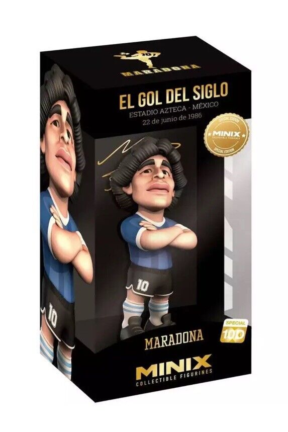 MINIX Diego Maradona Century Goal Collectible Figure - Special Edition Ltd Ed