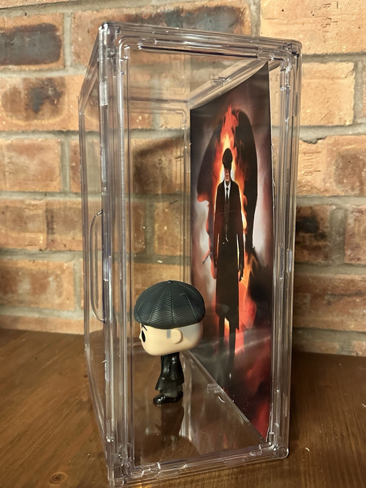 Custom Peaky Blinders Thomas Tommy Shelby Figure & Hard Display Case Movie2