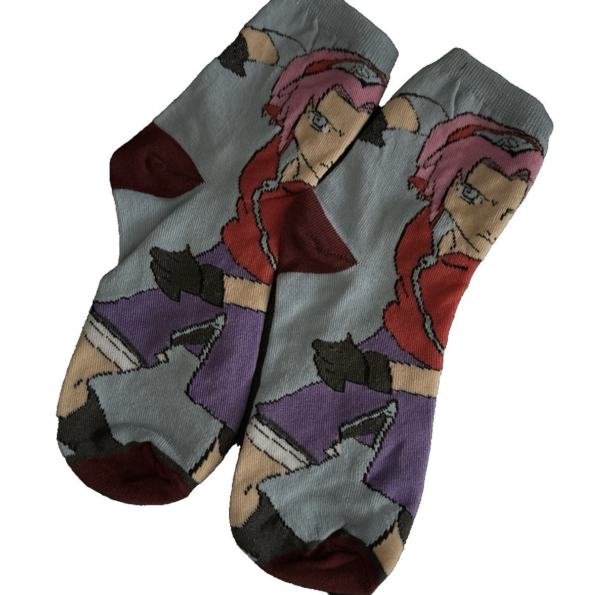 Naruto Anime Socks One Size 4-10 Eu 37-45 Great Gift Uk Stock New0