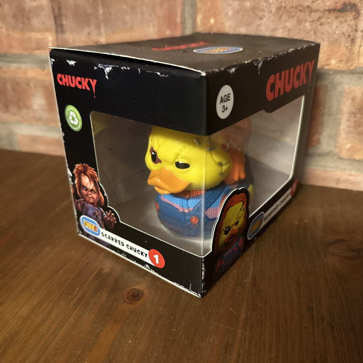 Chucky: Scarred Chucky - TUBBZ Cosplaying Duck Collectible - Boxed Edition0