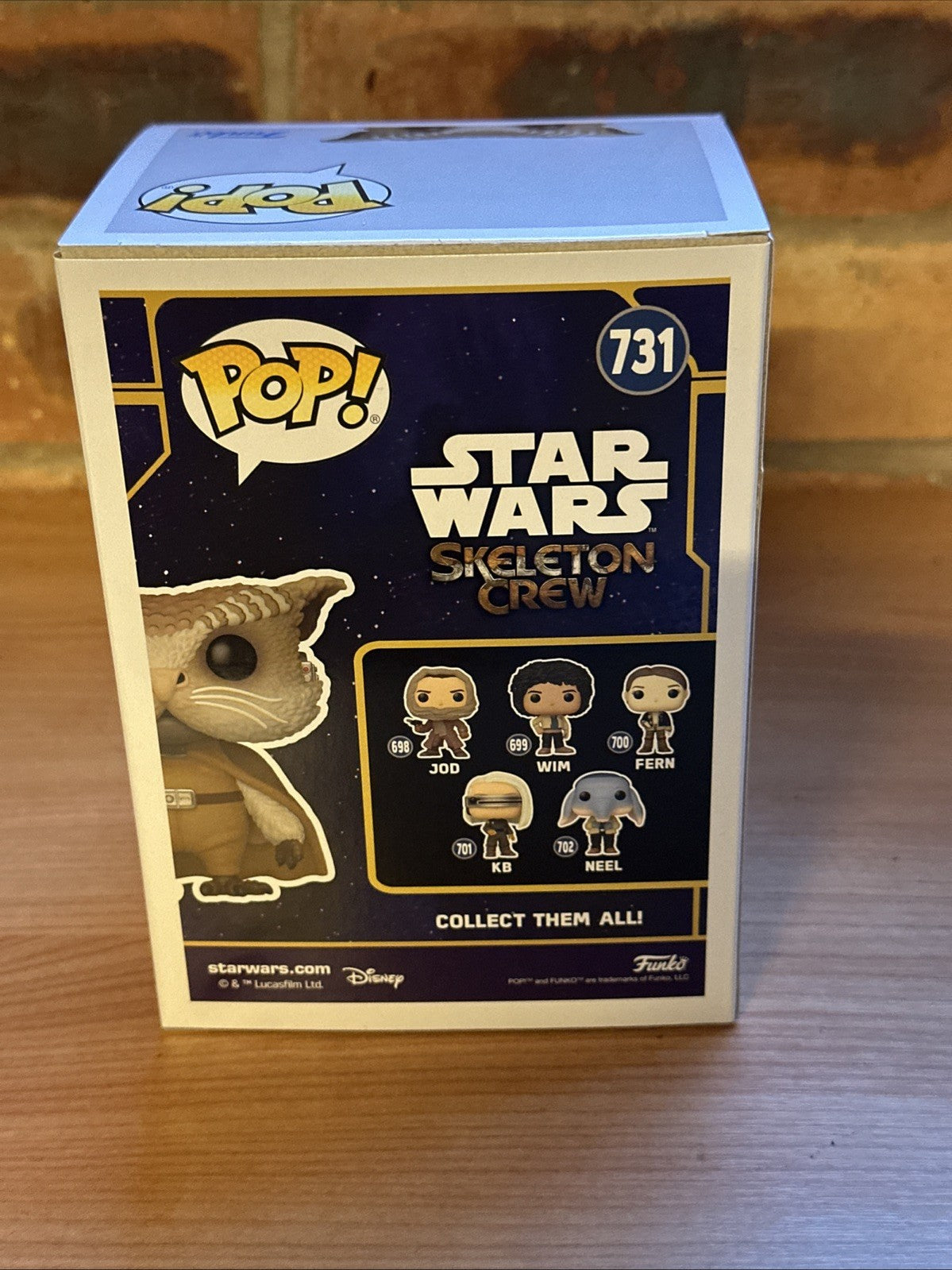 Funko Pop Star Wars Kh'ymm Skeleton Crew Exclusive Sticker Import #731