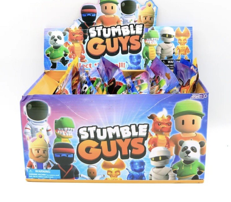 3x Stumble Fall Guys Action Mystery Figure Packs Blind Bag Gift Party Bags1