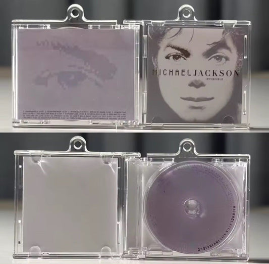 Classic Michael Jackson INVINCIBLE MJ MINI Music CD NFC Keychain Album0