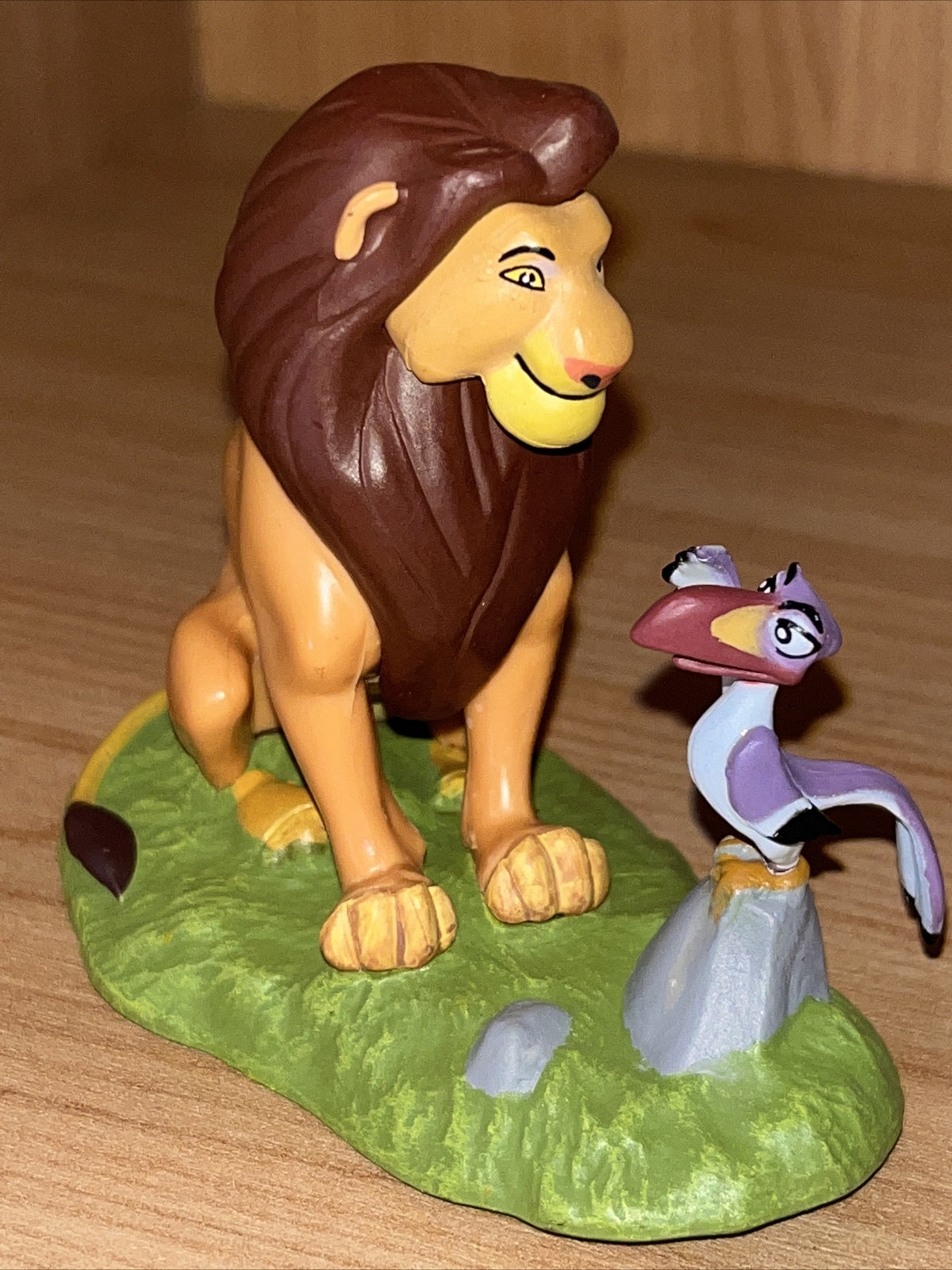 Disney The Lion King SIMBA & ZAZU 8cm Models Mufasa Action Simba Figures Vintage0