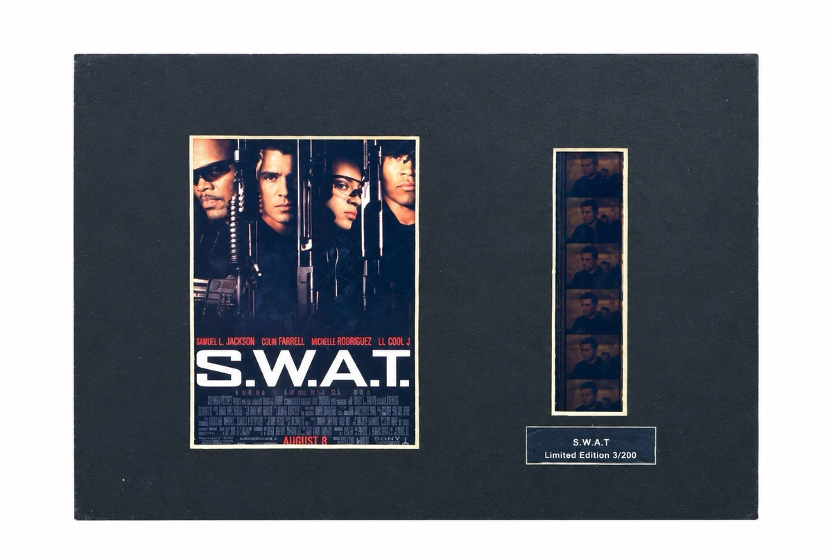 S.W.A.T.  Original 35mm Film Cell  Movie Action - Frame Display-LTD ED 3/2000
