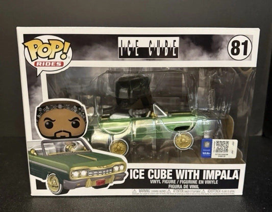 Ice Cube 1964 Chevy Impala Rap Hip Hop POP! Rides #81 Vinyl Funko Grail  