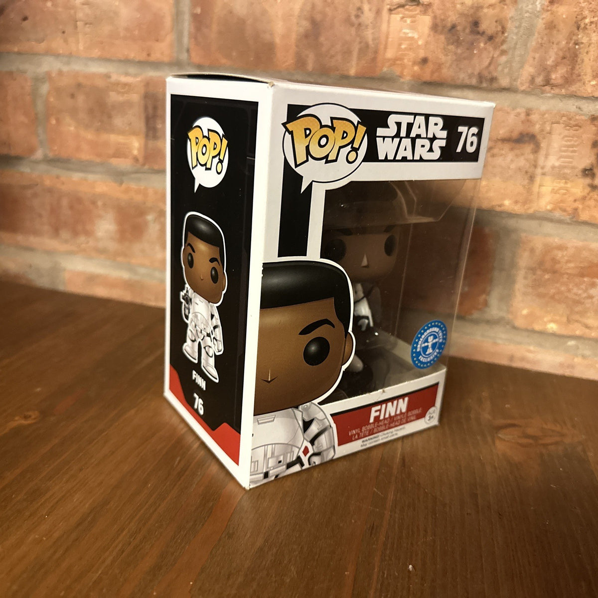  STAR WARS FINN (STORMTROOPER) #76  FUNKO VINYL FIGURE BOXED1