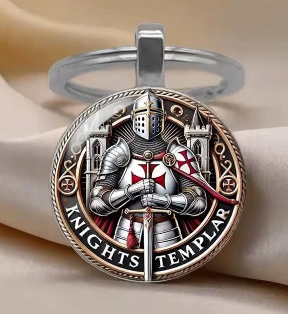 Masonic Knights Templar Key Ring Keyring Freemason Mason Freemasonary christian0