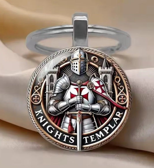 Masonic Knights Templar Key Ring Keyring Freemason Mason Freemasonary christian0