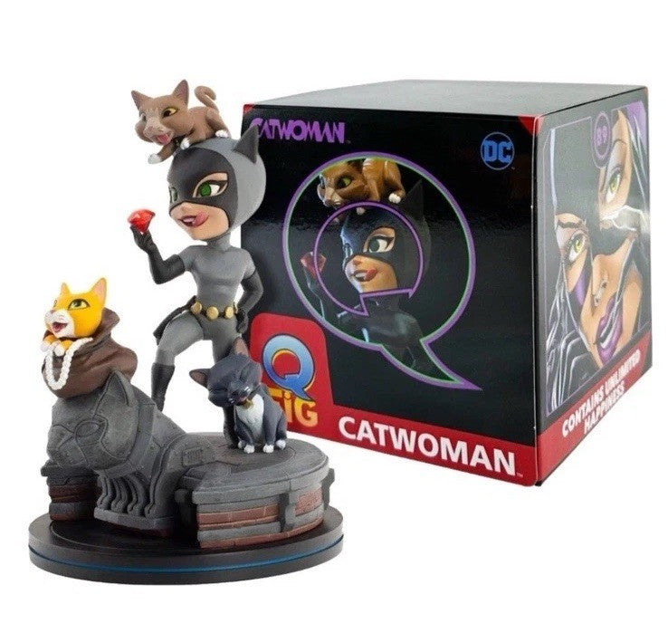 Q Fig Elite Quantum Mechanix Catwoman Collectable Figure - DC Comics Batman New0