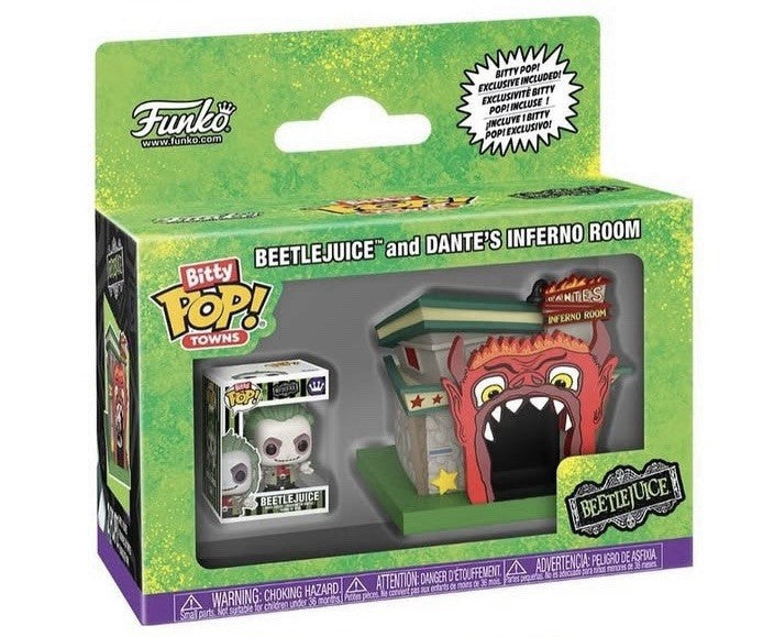 Funko Bitty Pop Town Beetlejuice And Dante’s Inferno Bittyverse Horror In Stk2