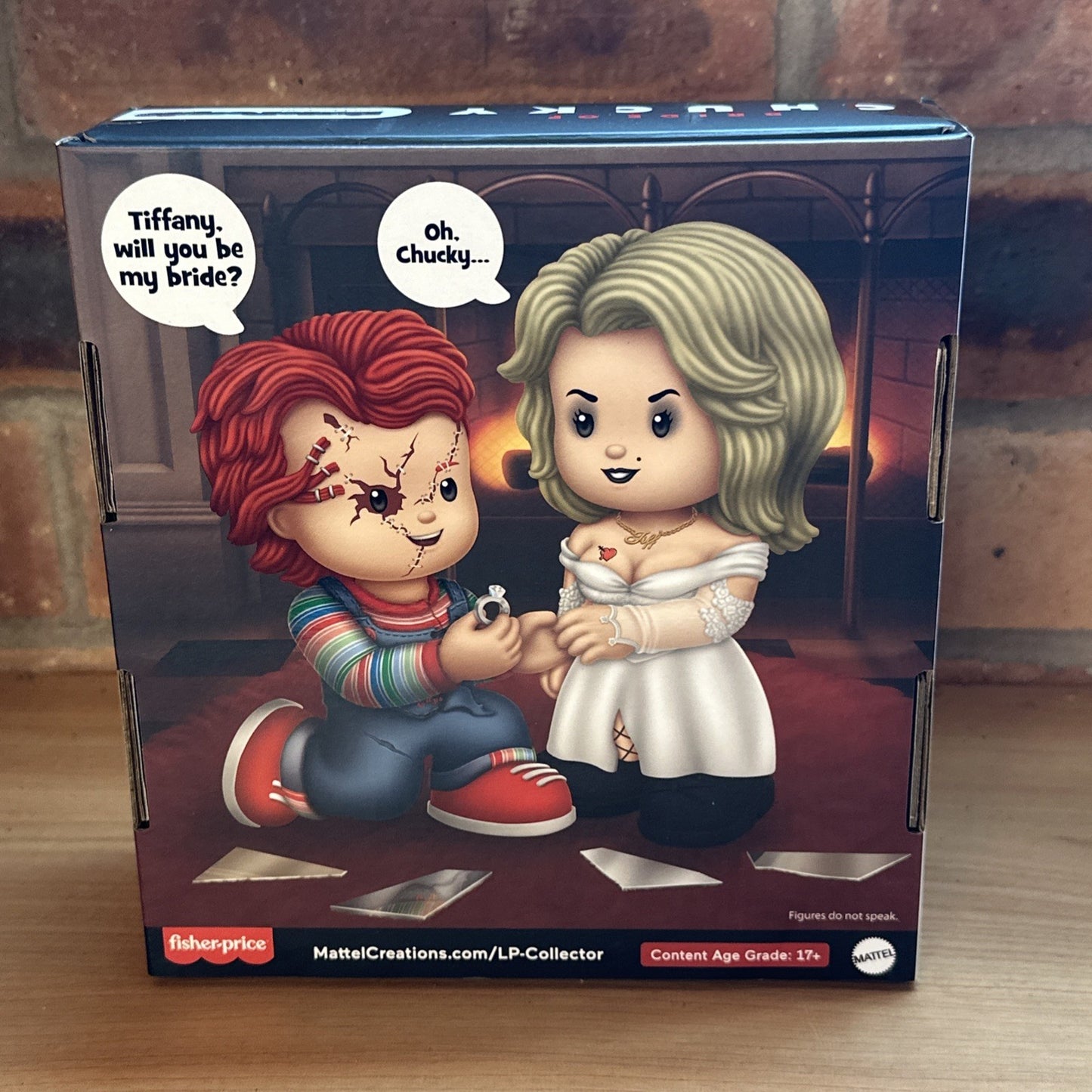 Little People Collector Bride Chucky & Tiffany Movie Special Figure Set In Stk