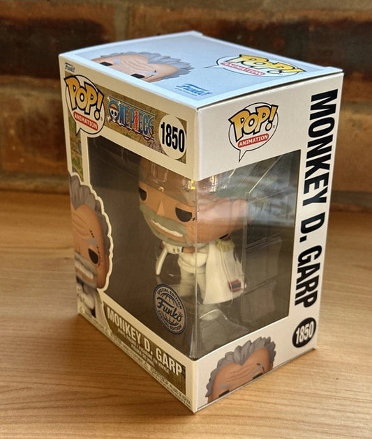 Funko Pop Monkey D. Garp One Piece Funko shop Exclusive w/ Protector In Stk NOW