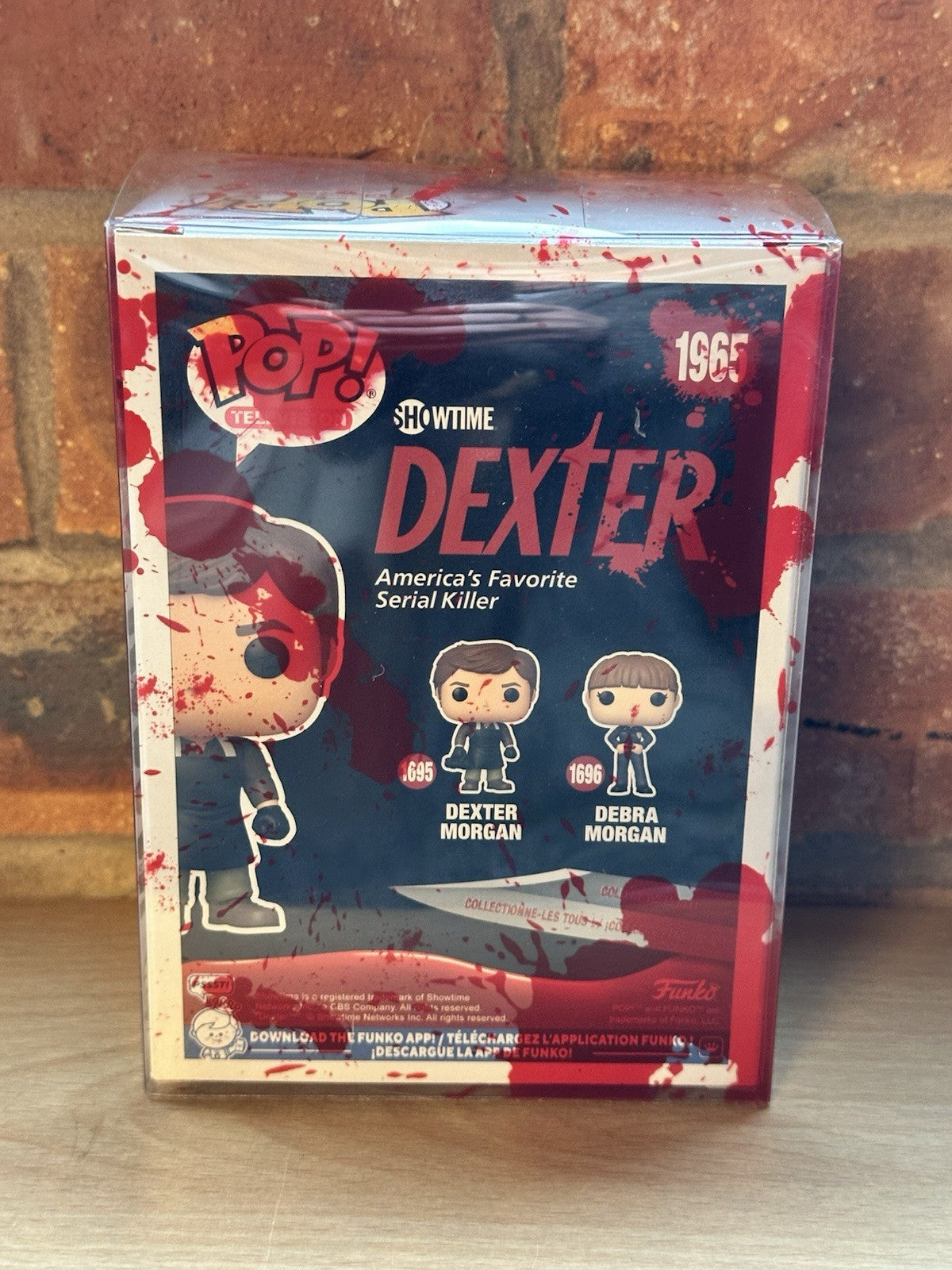 Dexter - Dexter Morgan Pop! Vinyl Figure #1965 In Bloody Protector Serial Killer