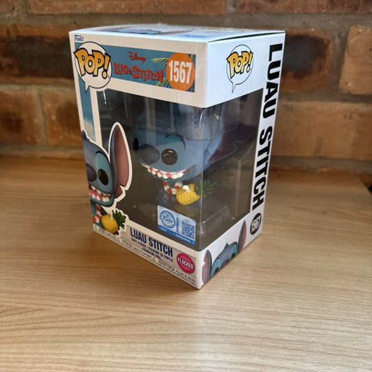 Funko POP Lilo & Stitch - Luau Stitch - Flocked With Pineapple Hot Ltd Ed0