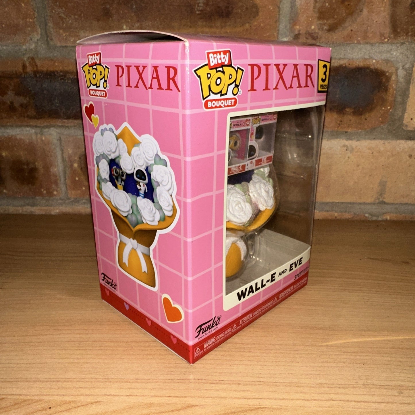 FUNKO POP WALL-E  VALENTINES BITTY BOUQUET 2PK Bittyverse Pixar Hard To Get