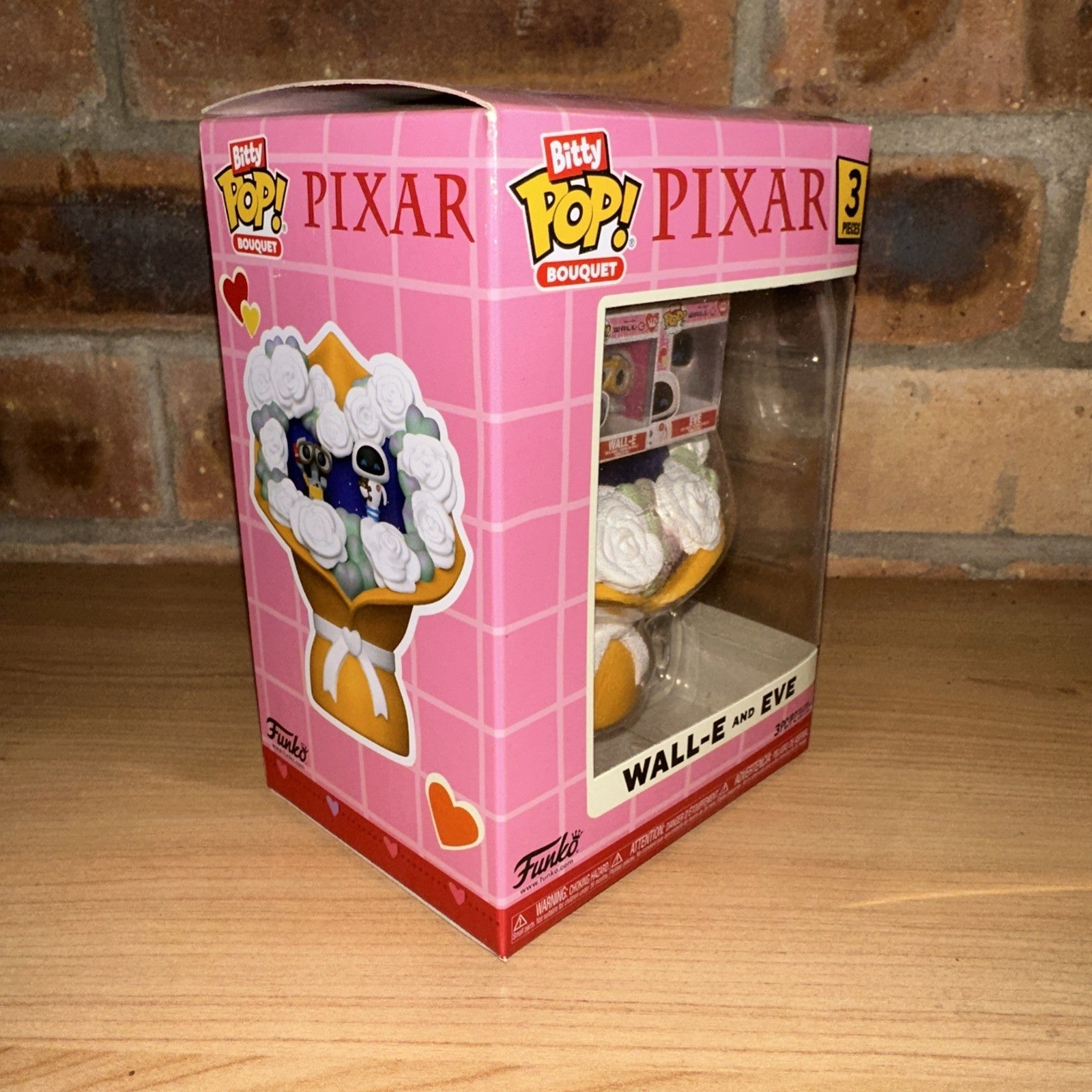 FUNKO POP WALL-E  VALENTINES BITTY BOUQUET 2PK Bittyverse Pixar Hard To Get