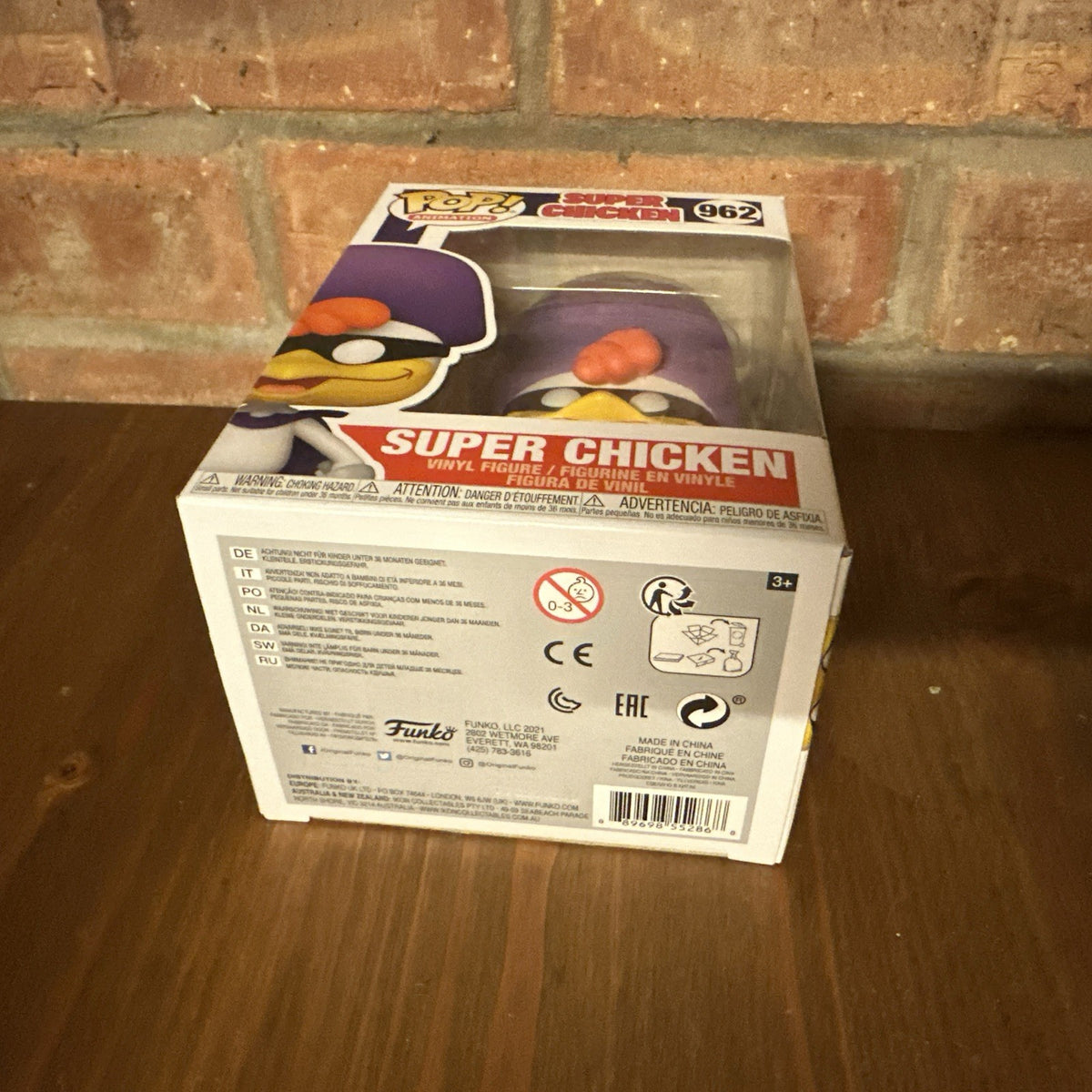 Funko Pop! Animation: Super Chicken #962 Vinyl Figure Cult Gift Collect3