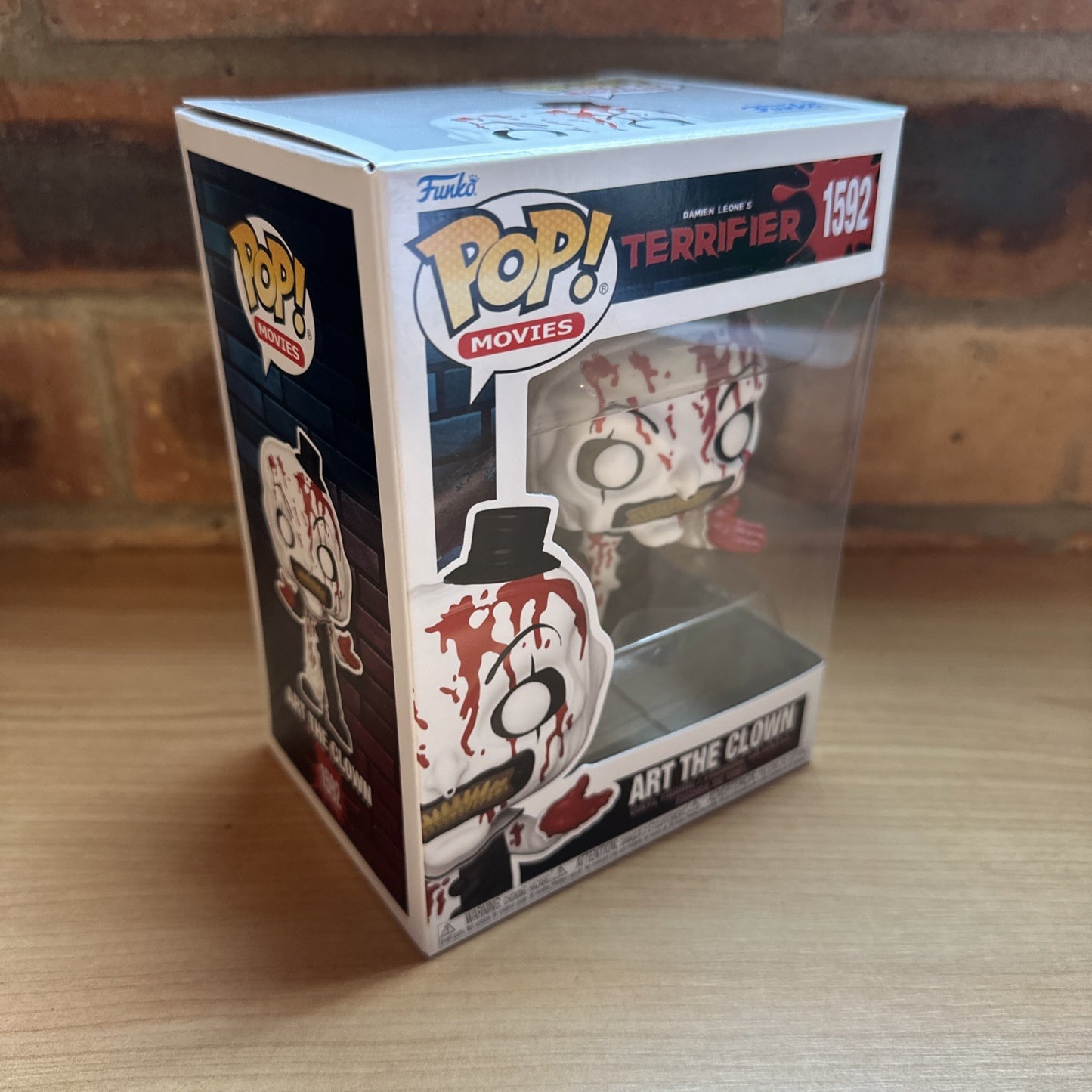 Terrifier - Art the Clown Bloody - #1592 - Movies - Funko Pop! Vinyl In Stk Now
