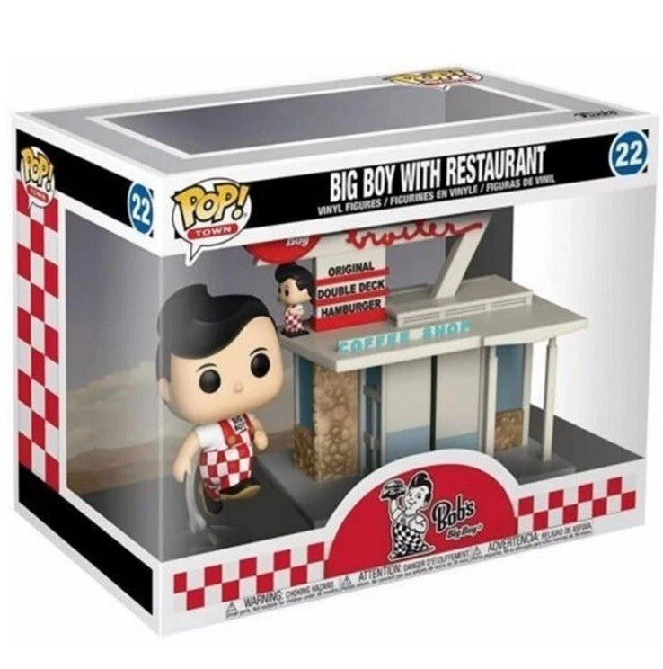 Funko Bob's Big Boy - Big Boy With Restaurant Pop! Town #22 Cult Burger Merch0