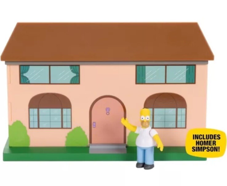 Jakks The Simpsons Action Figures Living Room Diorama House Figure Playset3