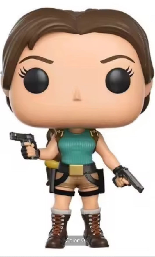 Custom Tomb Raider Lara Croft Gaming Vinyl Figure No Box In Stk Now