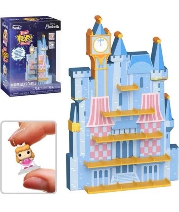 Cinderella's Castle Funko Bitty Pop! Display Case Brand New Gift Cinderella0