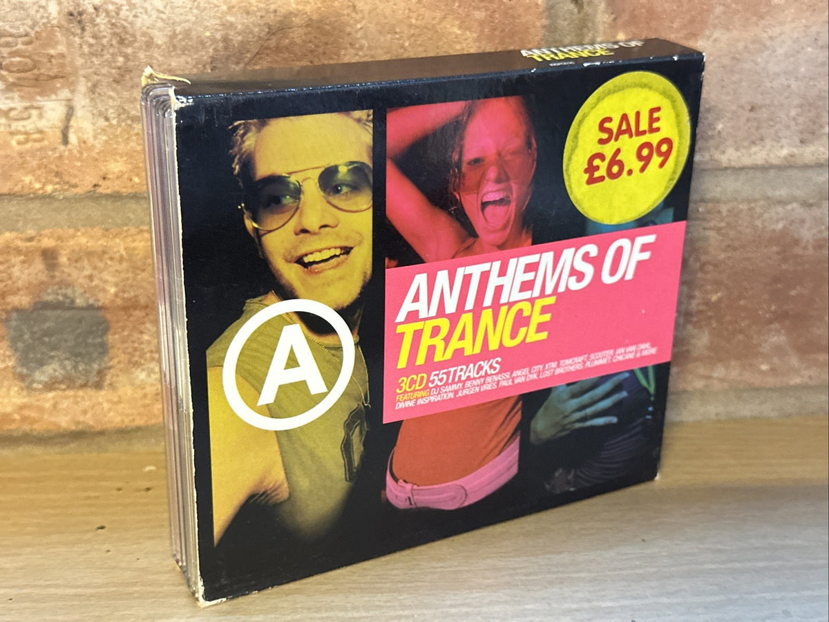 ANTHEMS OF TRANCE - 3 X CDS - UNMIXED TRACKS !! 90S 2000S IBIZA DANCE CD CDJ DJ0