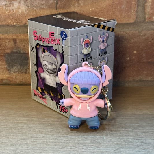 Aloha Pink STREET STITCH BLIND BOX GIFT SEALED LILO Gift Rubber Key Ring0