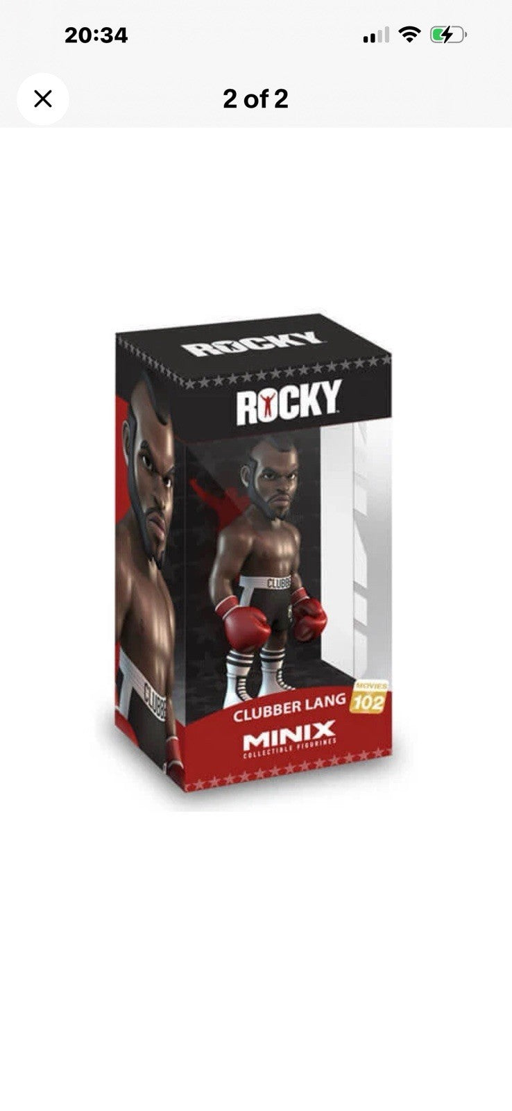 Minix Rocky Clubber Lang Collectible Vinyl Action Figure Ages 3 Years and Up0