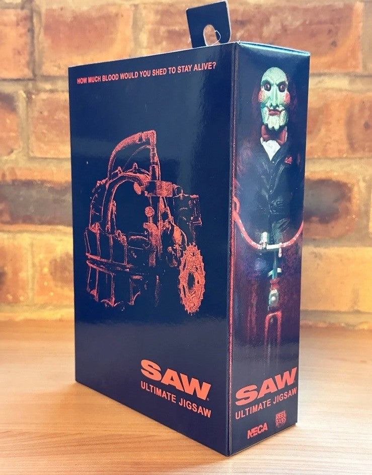 Official Neca ULTIMATE SAW JIGSAW KILLER (Red Robe version) 7" inch fig In Stk