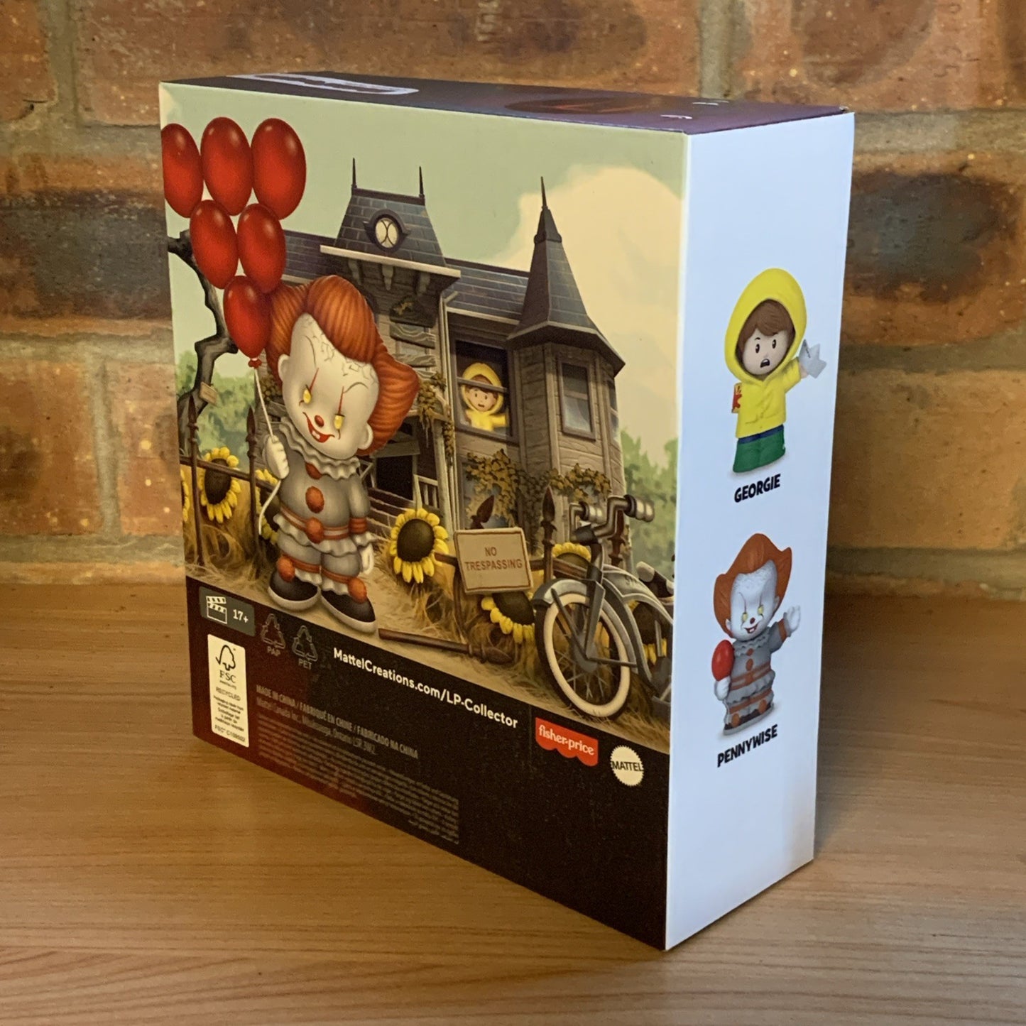 Fisher-Price Little People Collector Set IT Pennywise And Georgie Horror