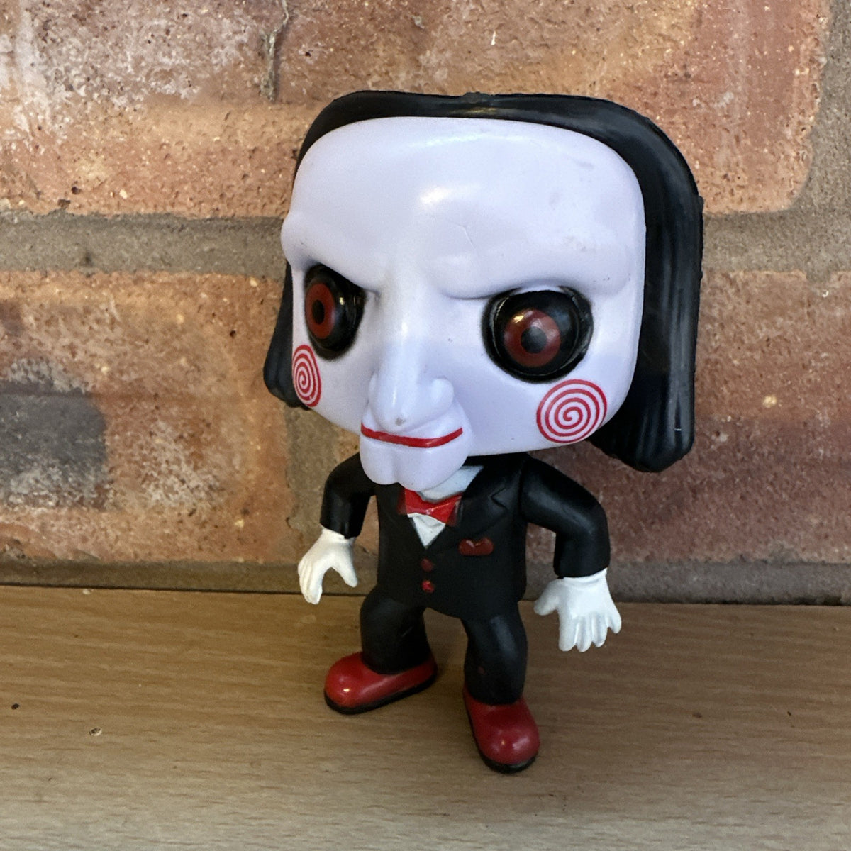 Custom Horror Pop Movies Billy Saw Jigsaw Puppet Hard Plastic Loose No Box0