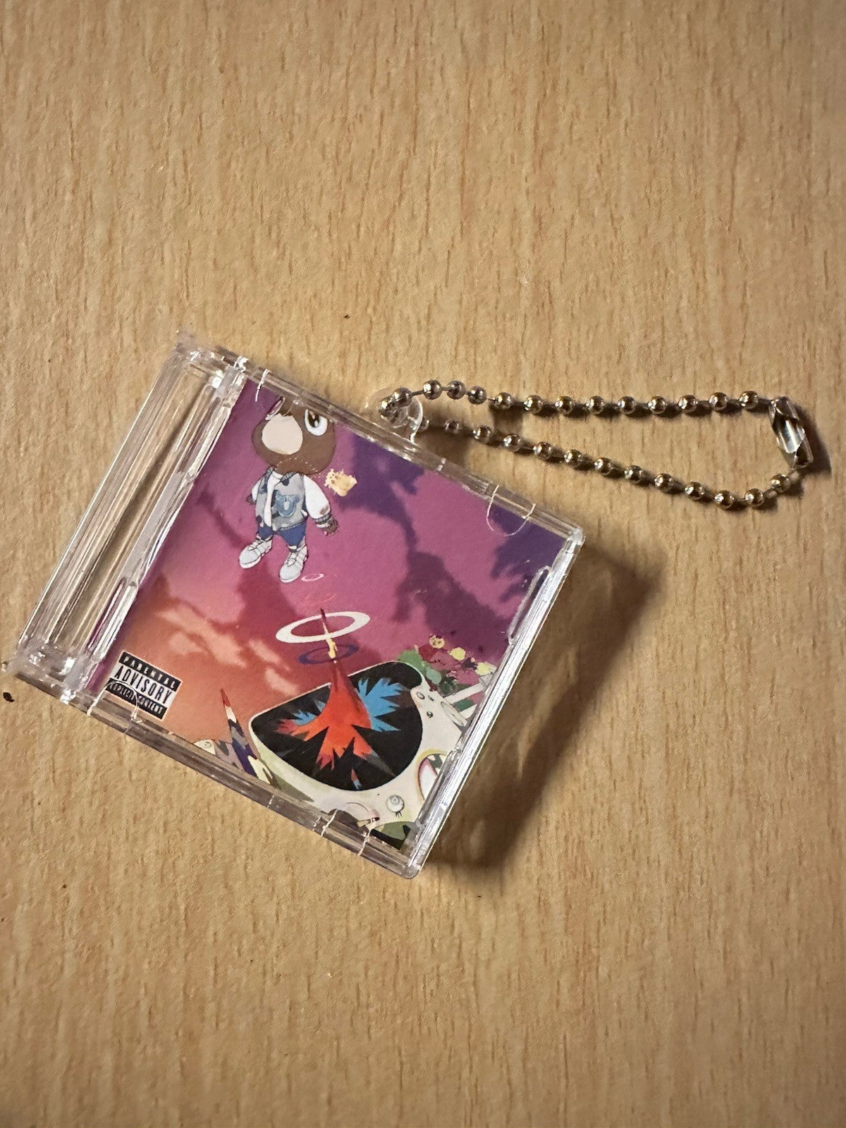 Kanye West Graduation Ltd CD Keyring Pendant No Cd Keychain Gift