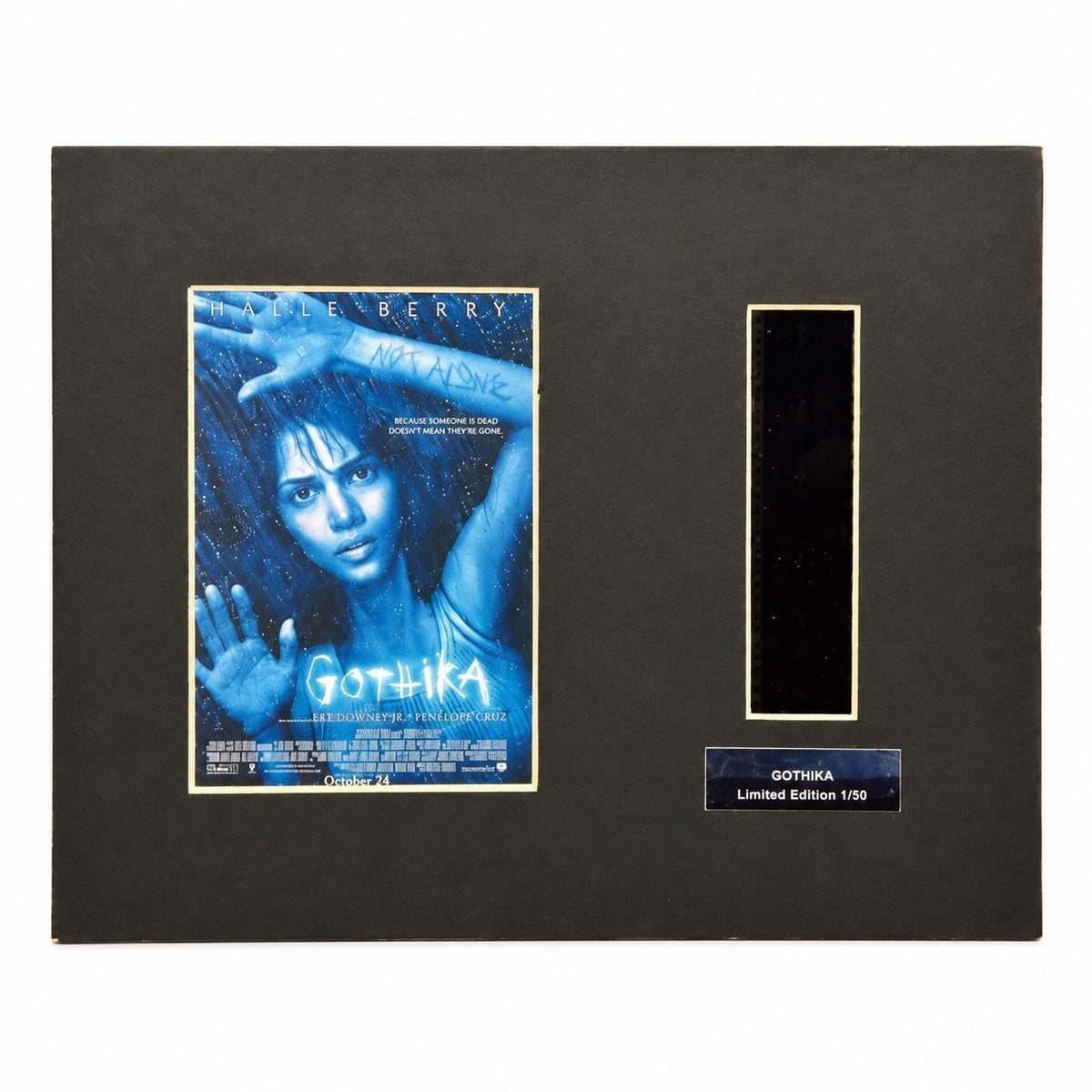 Gothika Halle Berry 1 Of 50 35mm horror Movie Film Cell 8x10 mounted Display CoA0