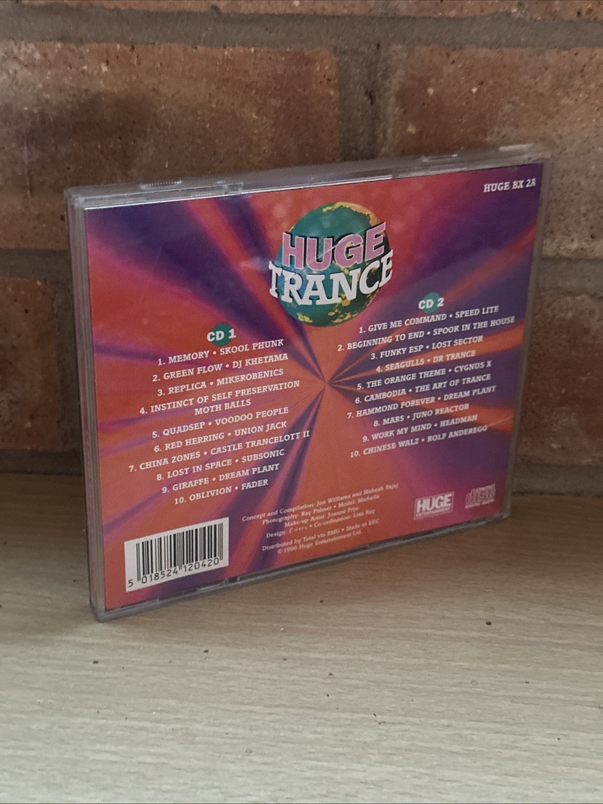 HUGE TRANCE Electronic Techno House 2x CD Skool Phunk Union Castle Mint Cd 90’s1
