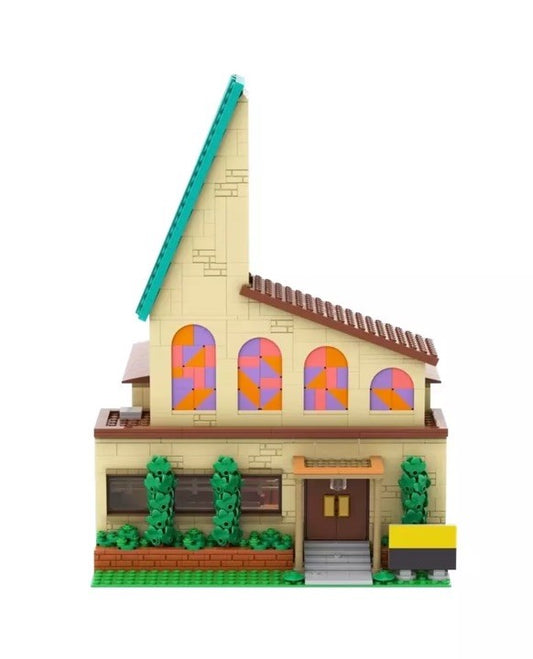 The Simpsons Springfield Church MOC - 1896 Pcs Building Blocks Set Gift due 2wk