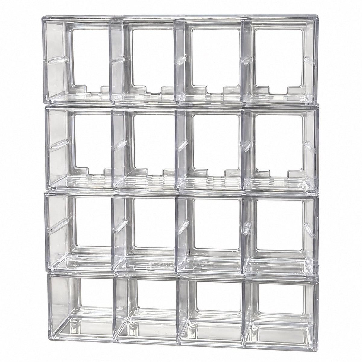 4X Funko Bitty Pop Display Shelves Stand Case Protector Stackable0